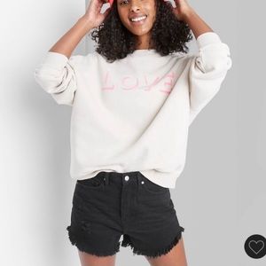 🖤 Black High Waisted distressed Wild Fable Shorts 🖤 size 6, Runs small